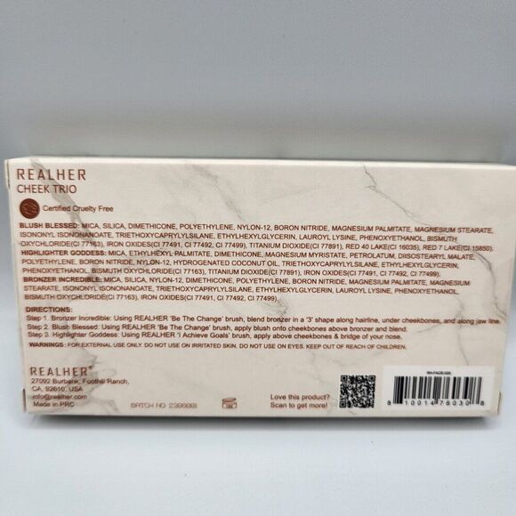 RealHer "Ultimate Glow Getter" Cheek Trio – Brand New, Never Used - Picture 4 of 4